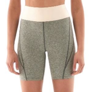 NEW P.E. NATION camino bike short in grey marled